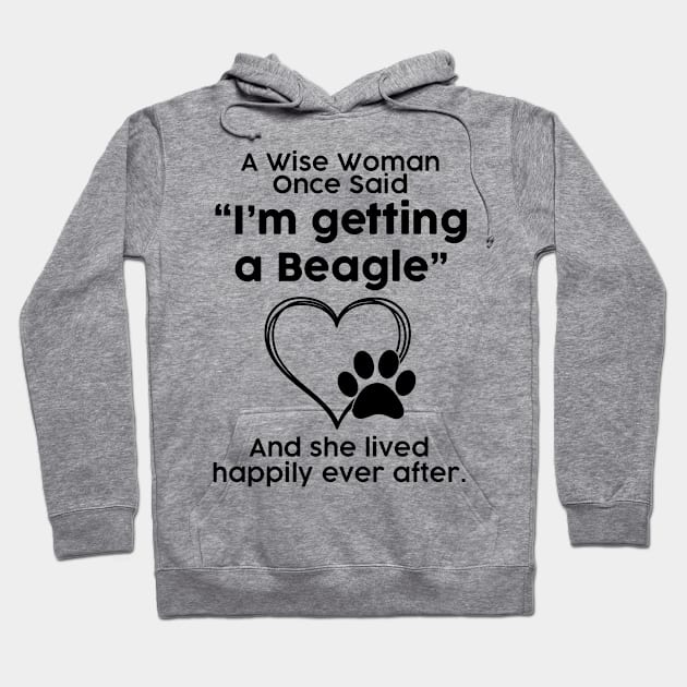 Beagle crazy dog mom gift . Perfect present for mother dad friend him or her Hoodie by SerenityByAlex